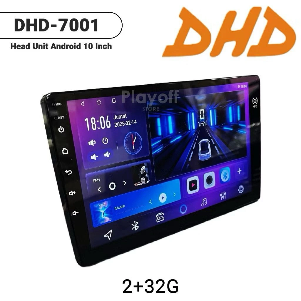 Head Unit ANDROID Double Din DHD 10 Inch GPS BLUETOOTH MIRRORLINK YOUTUBE