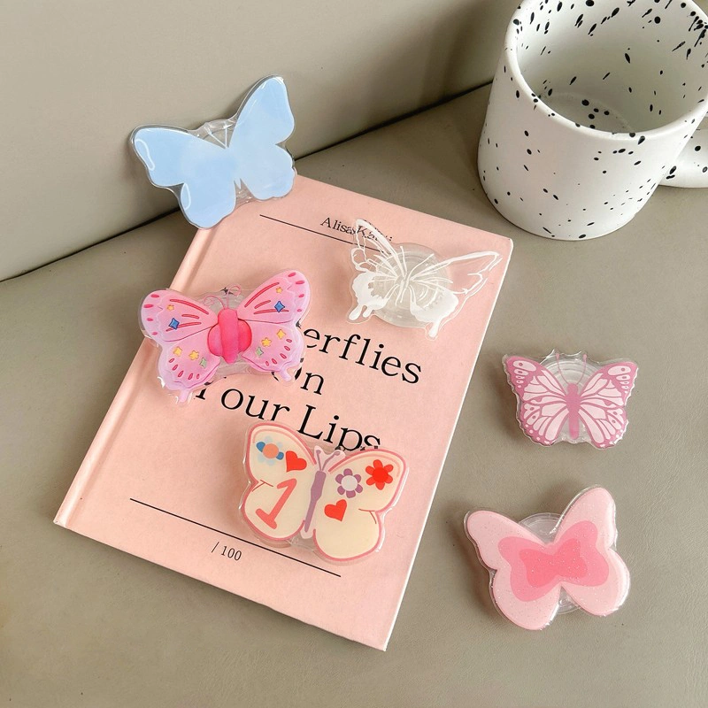 Holder HP Pop Socket 3D Karakter Kartun Aksesoris Handphone Lucu Cute Aksesoris HP 3D Karakter Cartoon