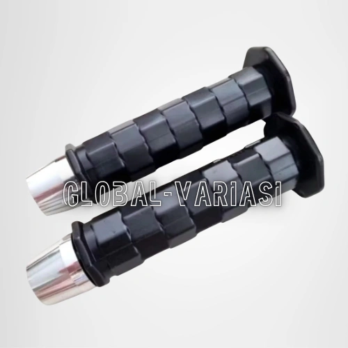 Paket sarung gas + jalu stang chrome pcx Handgrip octagon plus jalu pcx grip kotak universal semua motor beat mio vario scoopy jupiter supra
