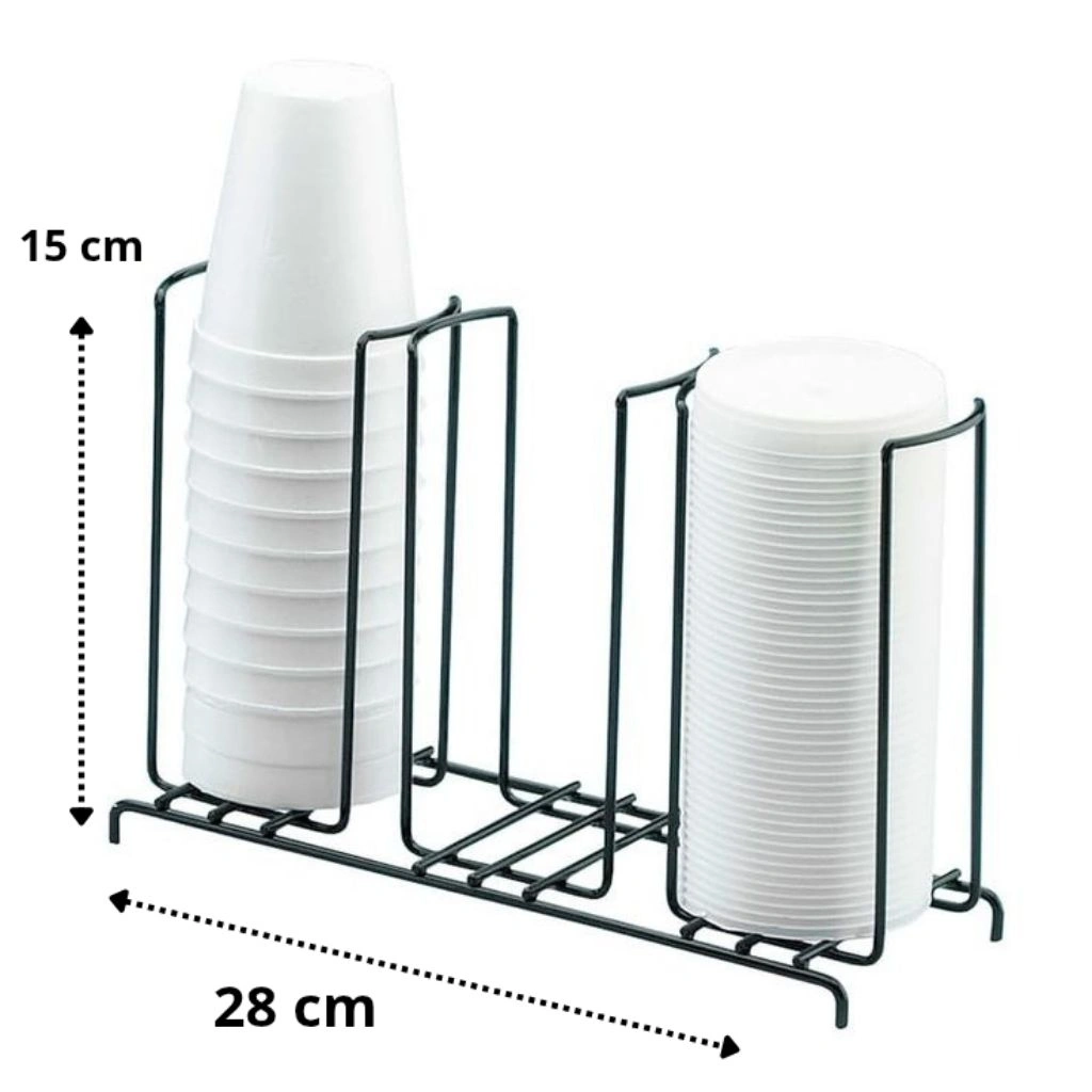 rak cup holder tempat penyimpanan gelas 3 lubang