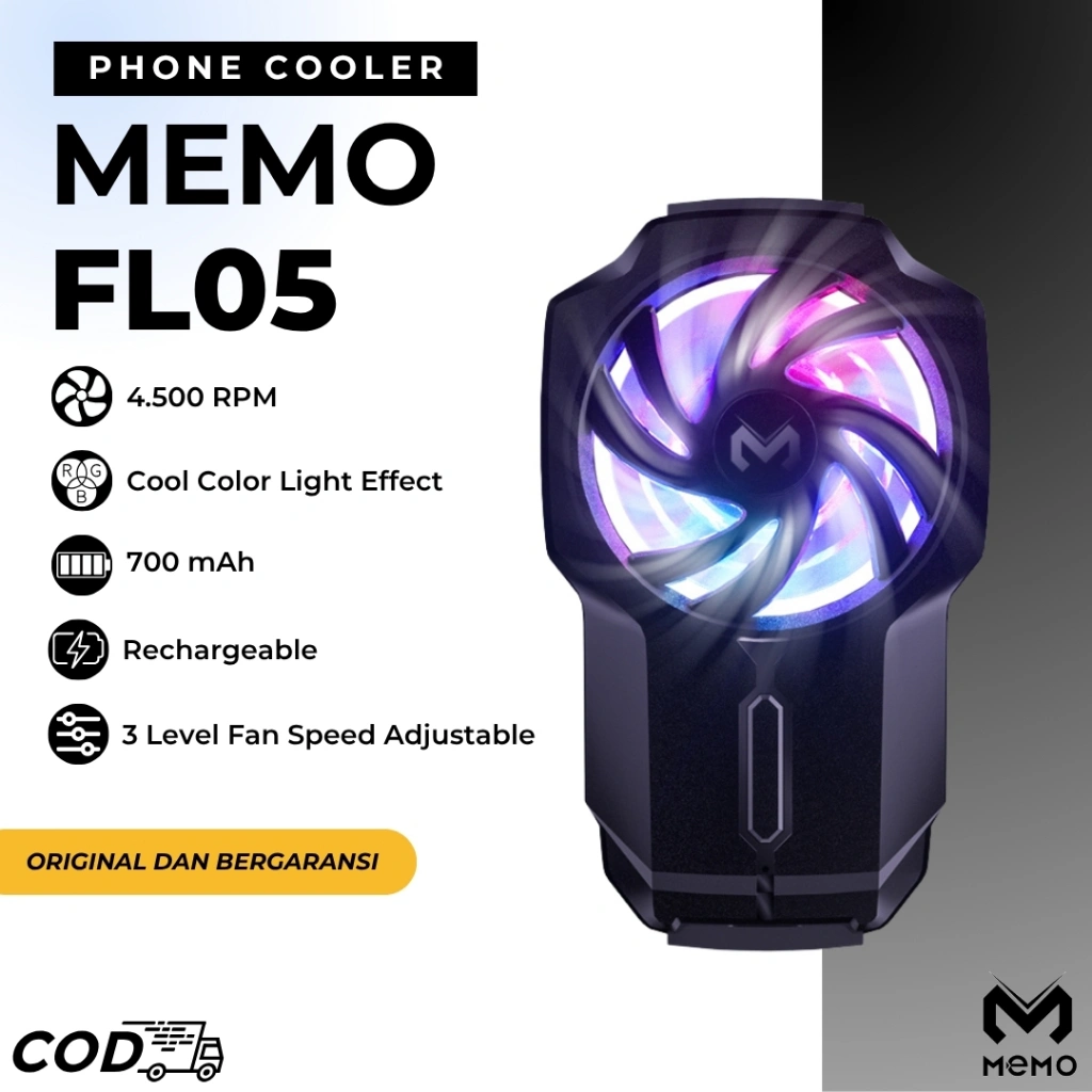 Memo FL05 Led Mobile Phone Cooler Gaming 700mah