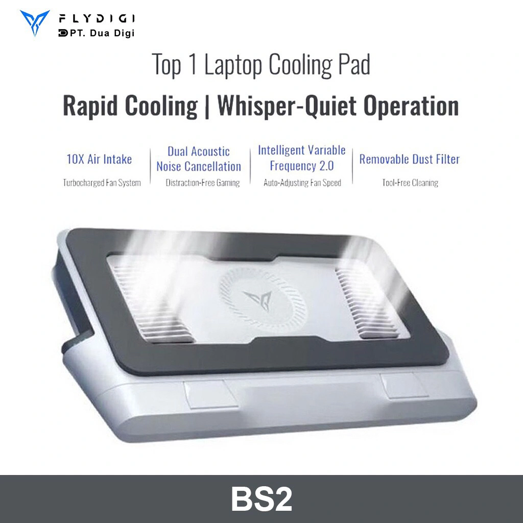 FLYDIGI Supercharged Laptop Cooling Fan BS2 - Innovative Closed Turbo Cooling Temperature Control