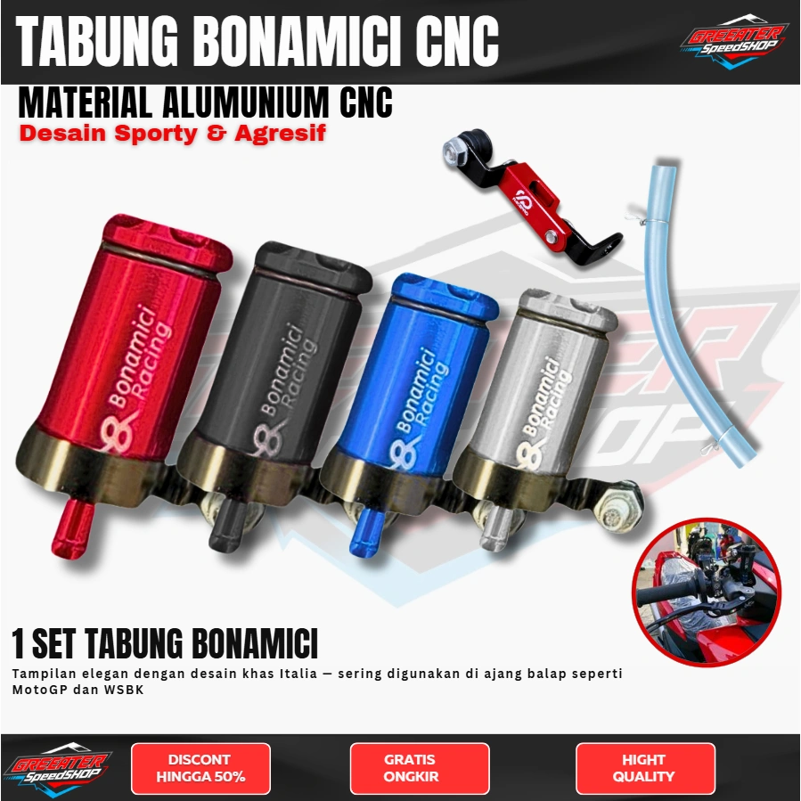 TITANIUM TABUNG MINYAK MASTER REM CNC TABUNG MINYAK REM MINI RACING CNC HIGH QUALITY