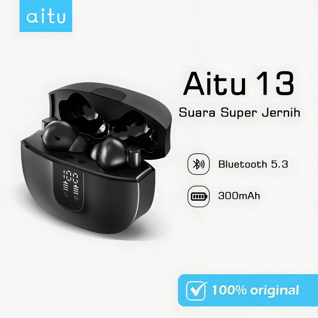 Aitu 13 TWS Headphone HIFI Stereo Wireless Bluetooth 5.3 Earbuds Earphone Headset