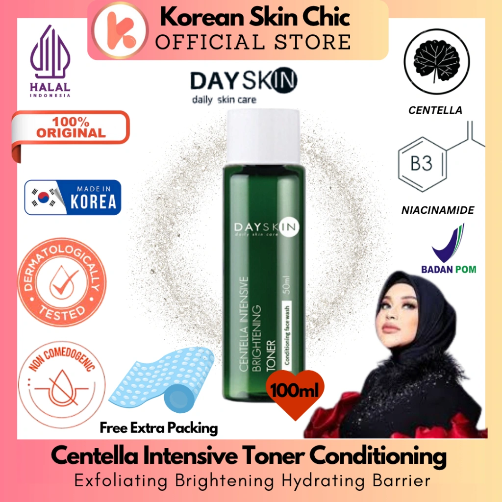 DAYSKIN Centella Intensive Brightening Toner Skincare Korea Skinchic Skinua