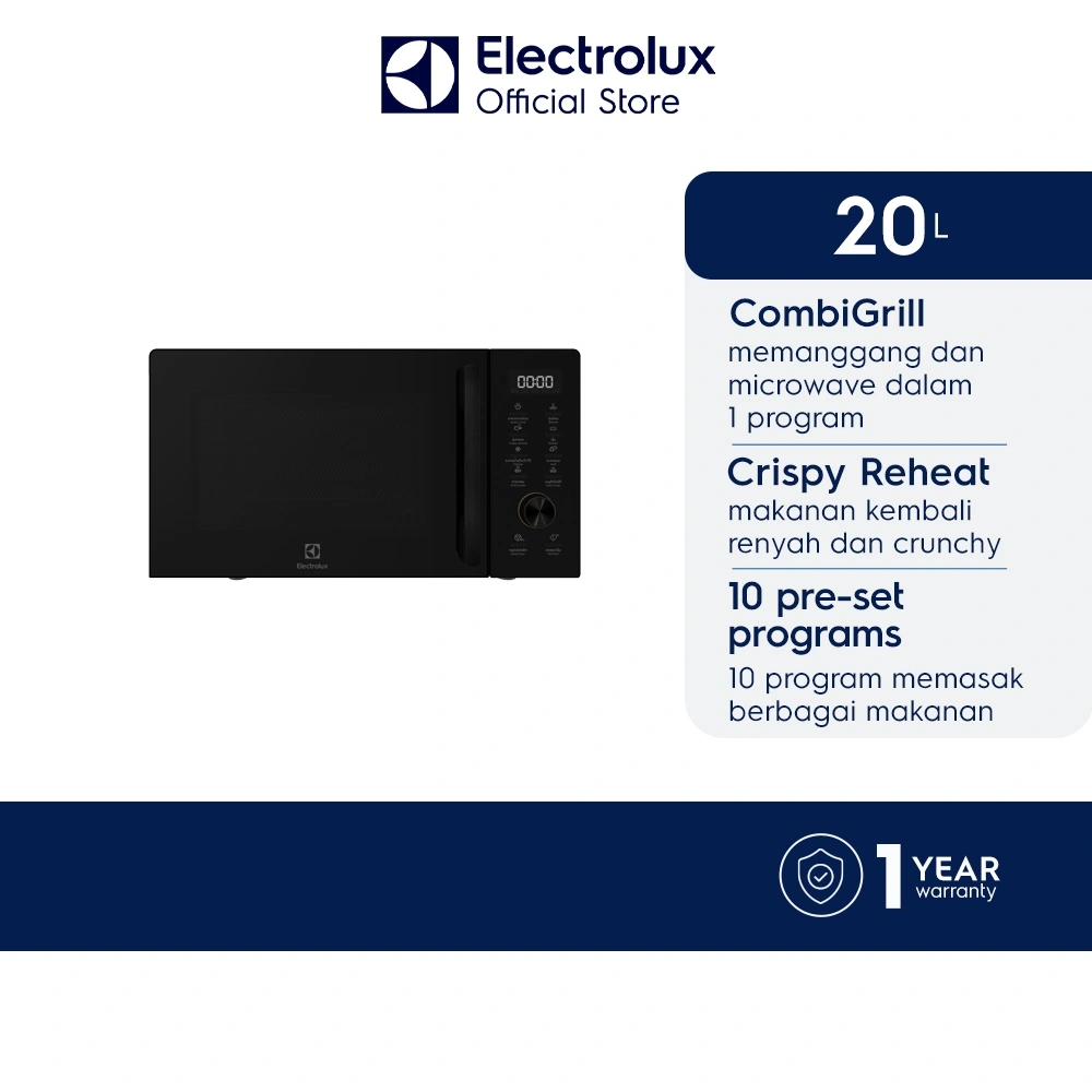 Electrolux Microwave grill 20L EMG20D22B / EMG 20D22 B / EMG 20D22B