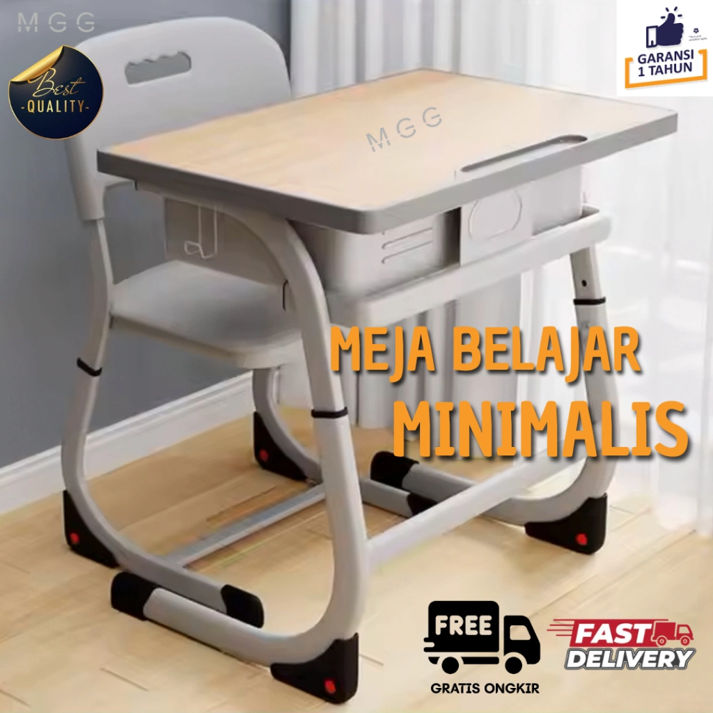 Set Meja Belajar Anak Meja Tulis Meja Sekolah Meja Kuliah Set Meja Kursi Dasar Meja Belajar Anak SD