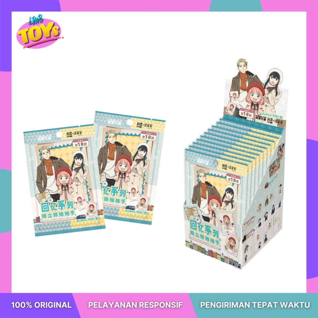 CARDFUN SPY×FAMILY White Memory Series Polaroid TCG - 100% ORI - Per Pack