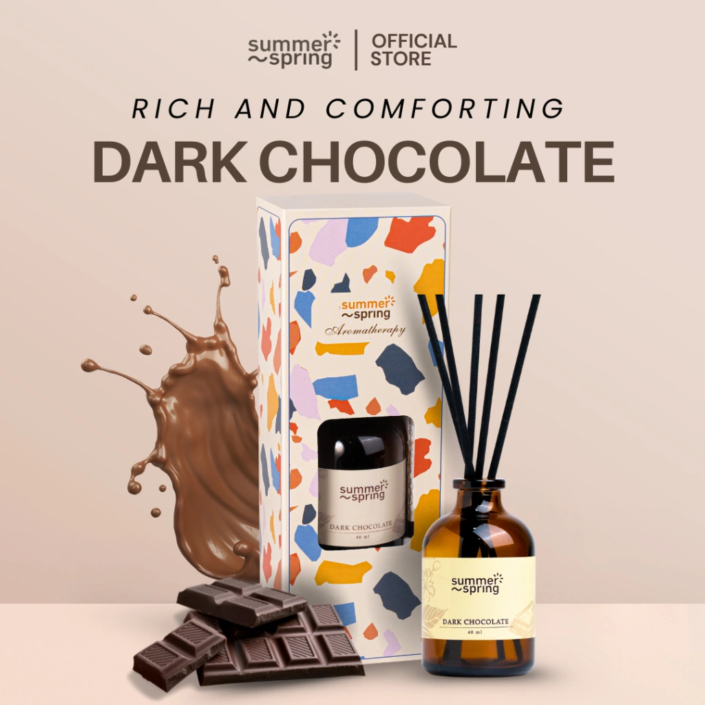 Diffuser Ruangan / Aromaterapi Diffuser / Diffuser Aromatherapy / Dark Chocolate / Summerspring 40 ML