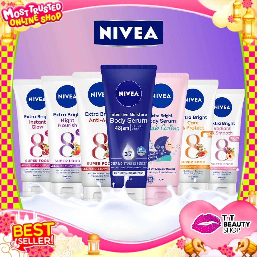 NIVEA Body Serum Extra White 70ml - 180ml | TnT Beauty Shop