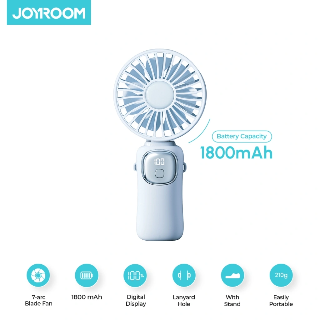JOYROOM CY574S Kipas Angin Portable Handled Fan 1800mAh