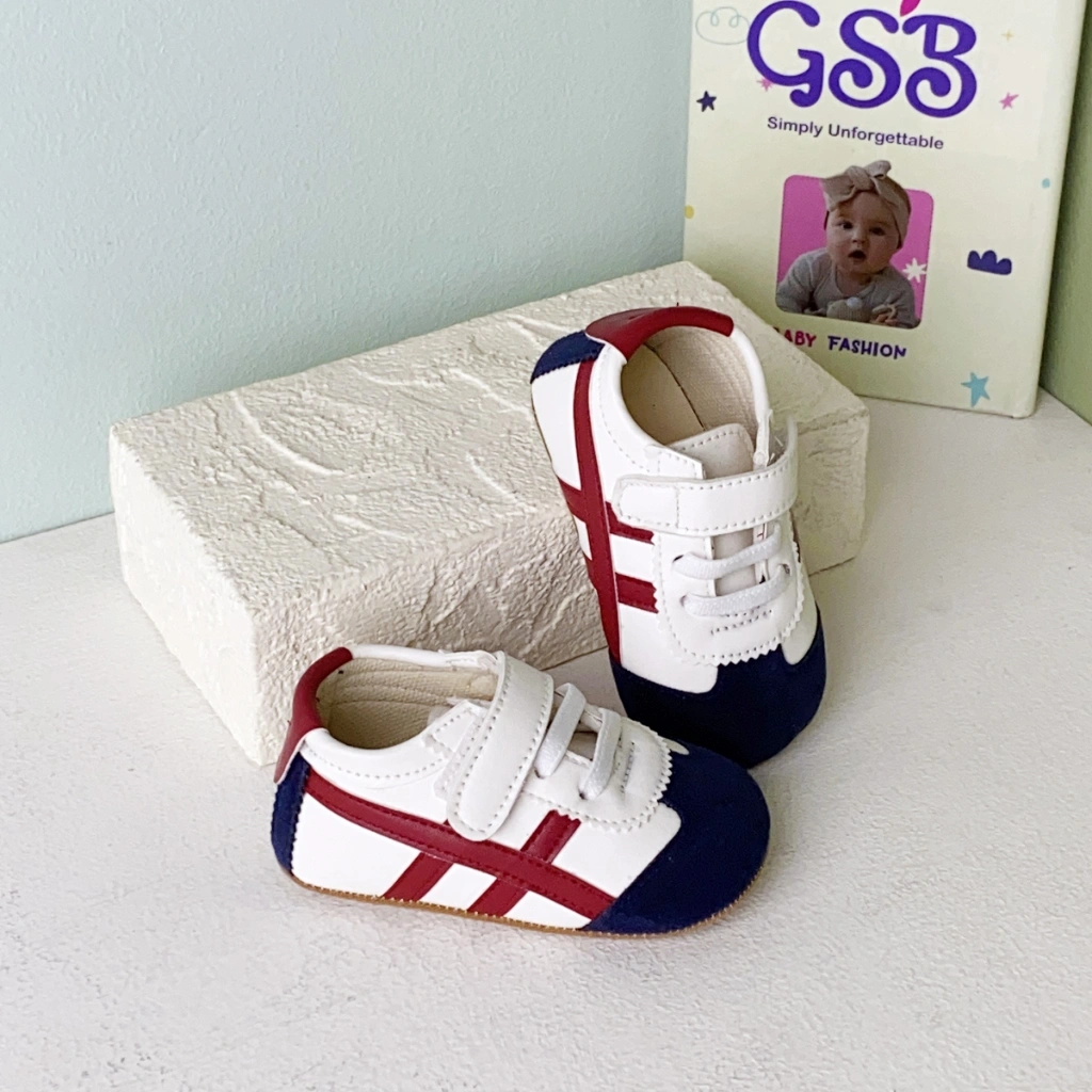 Sepatu Bayi Laki Laki NEW ONITSUKA 0-12 Bulan Prewalker Cewek Cowok 1 3 6 9 12 Bulan P42 Merah