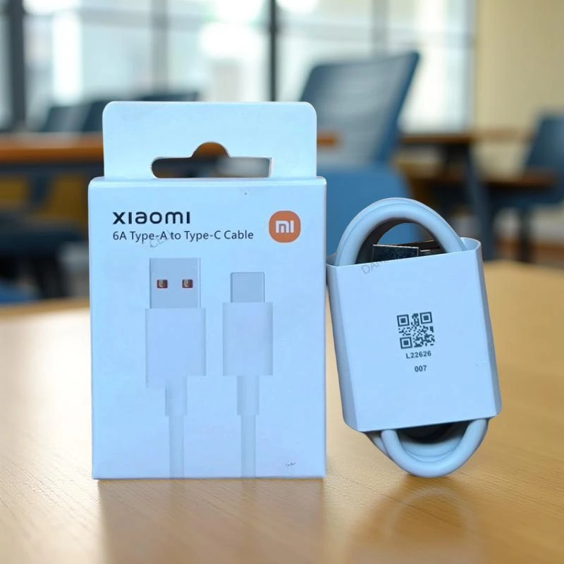 Kabel Data Xiaomi Type C Turbo Charge 6 Ampere Original 100% Fast Charging 67W  berkualitas cepat dan awet