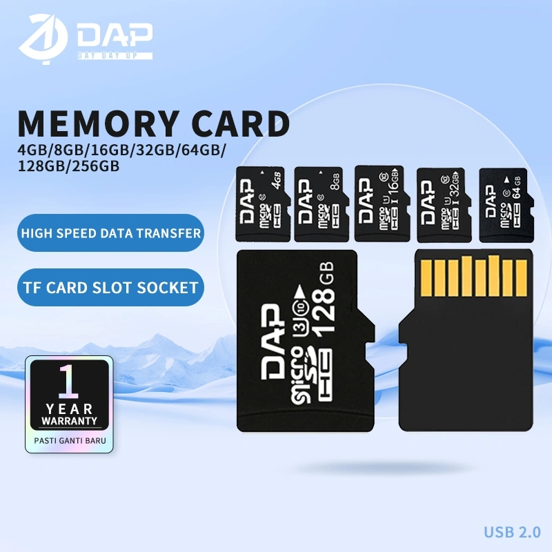 DAP  Memory Card SD & TF High Speed Data Tranfer 4GB/8GB/16GB/32GB - Garansi Resmi 1 Tahun