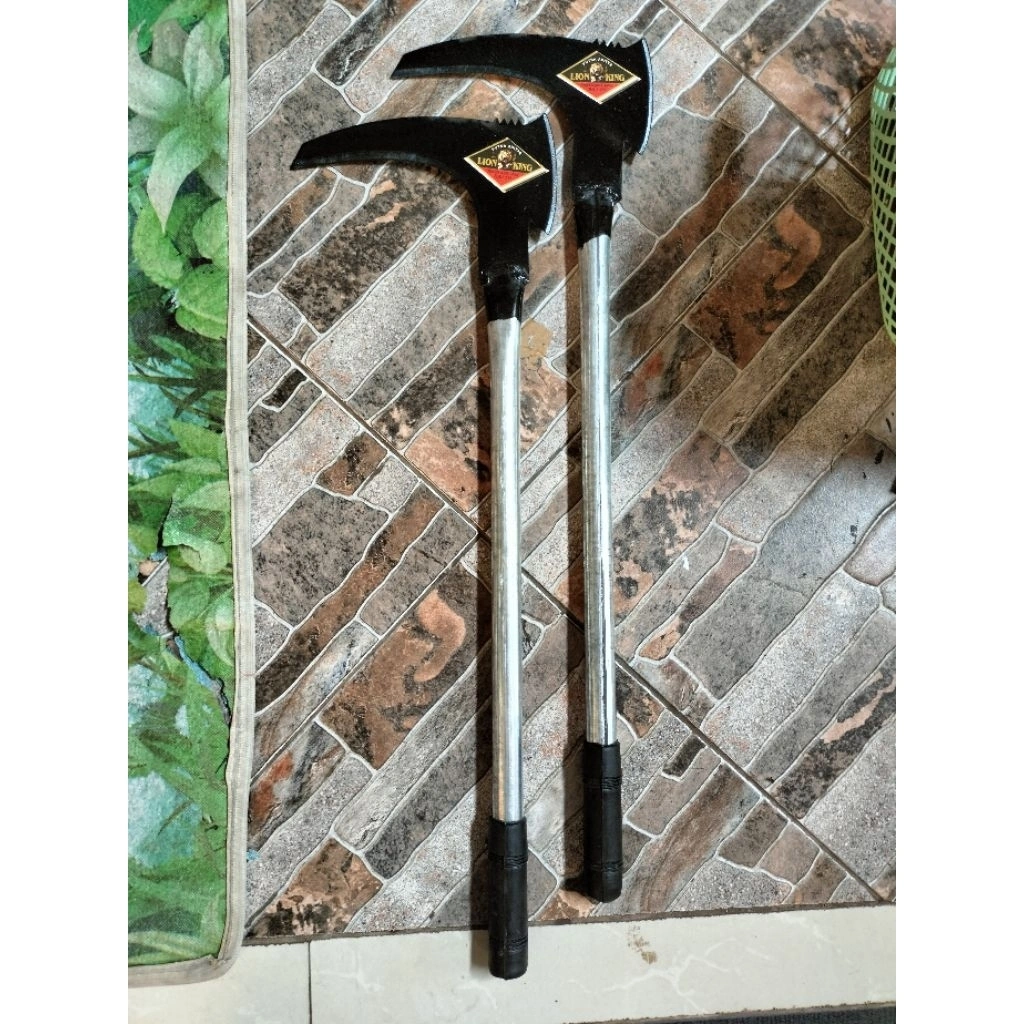 alat 2 in 1 sabit potong rumput dahan ranting dwifungsi