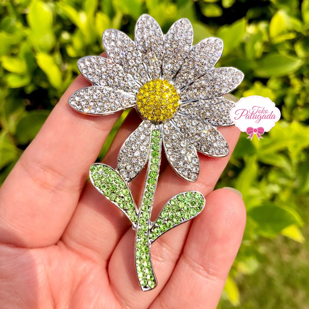 GD Daisy Bling Pin - Pin G-Dragon - Pin GD - Bros GD - Brooch GD