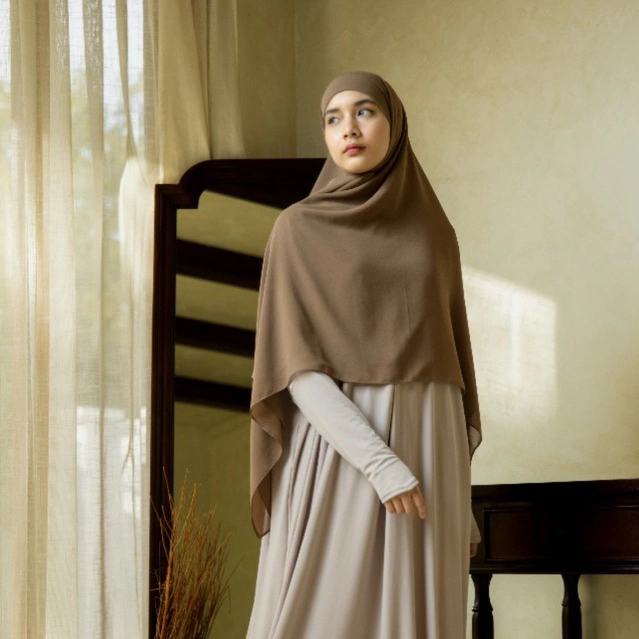 Abelly - French Khimar Instan Size M, L & XL Premium Hijab