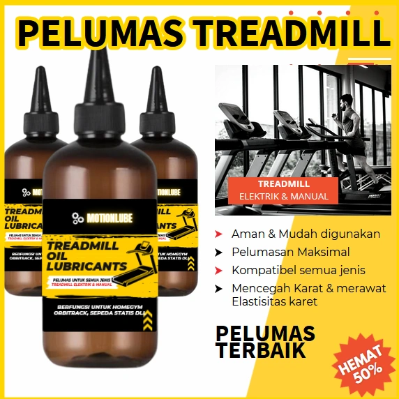 Oli Treadmill Murah Terbaik Elektrik & Manual, Pelumas Lubricant Minyak Alat Olahraga Gym Fitness