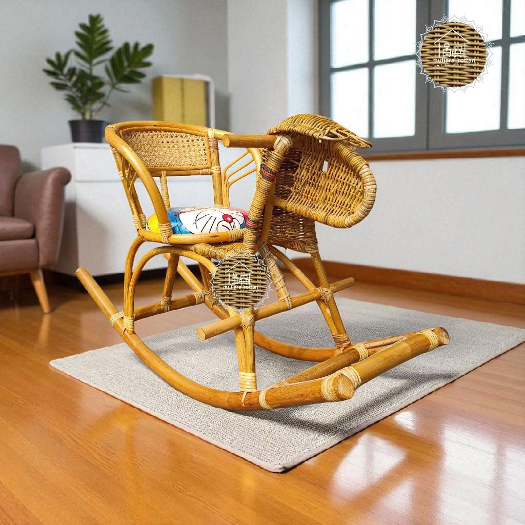 kursi goyang kuda-kudaan untuk anak-anak