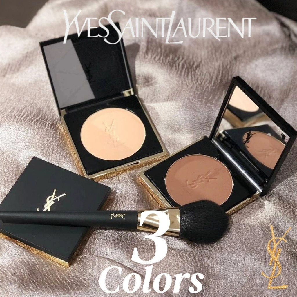 YSL All Hours Setting Powder Compact 8.5gr / Yves Saint Laurent All Hours 24H Hyper Sunkissed Glow Bronzer 7.5g