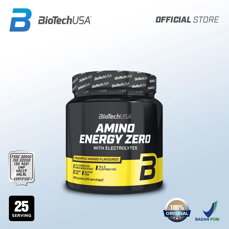 BioTechUSA - AMINO ENERGY ZERO WITH ELECTROLYTES 360 Gram optimum Energy