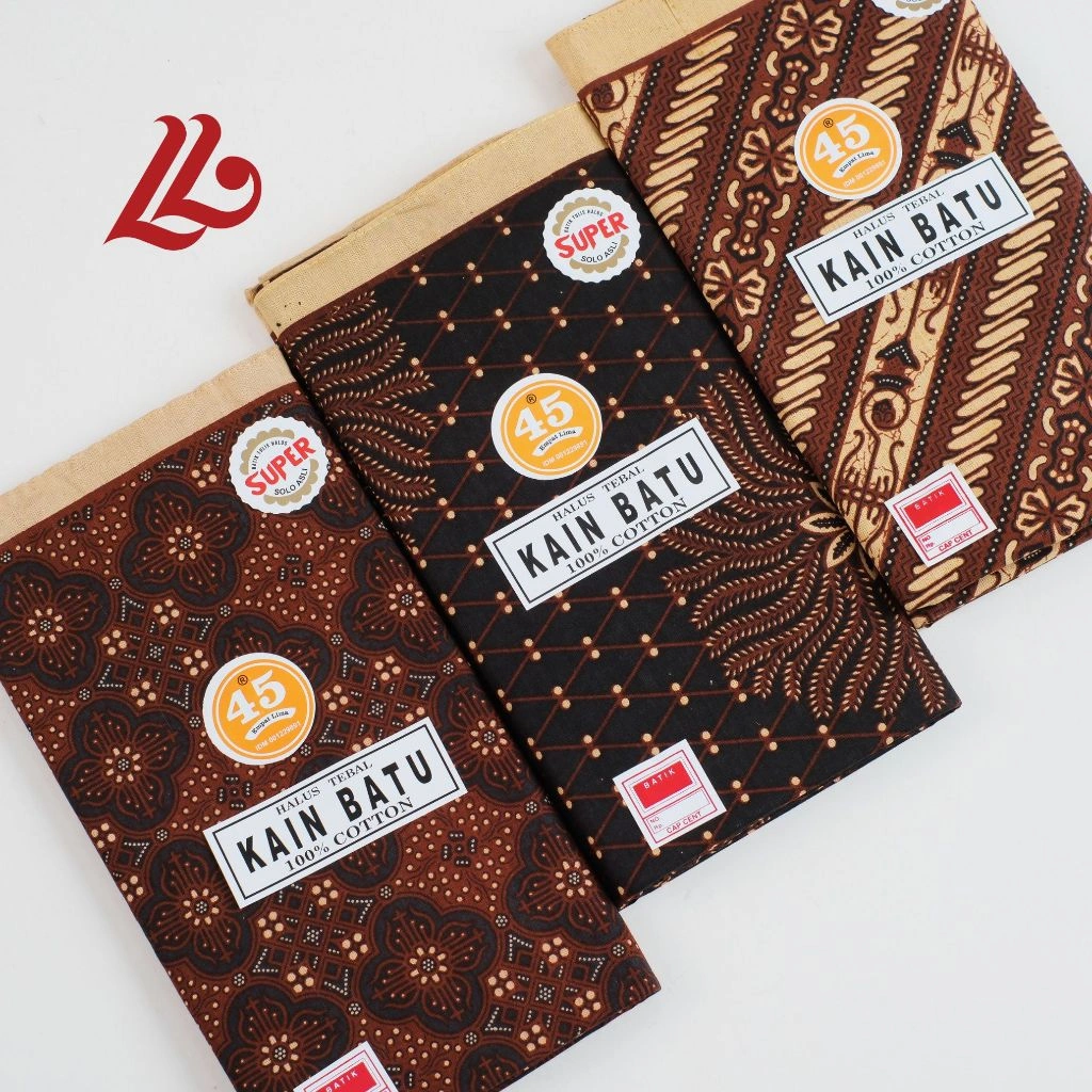 Kain Batik Premium Melahirkan Meteran Hitam Motif Kekinian Wanita CAP 45 Paket Isi 3,4,5 & 10 Pcs Murah Komplit
