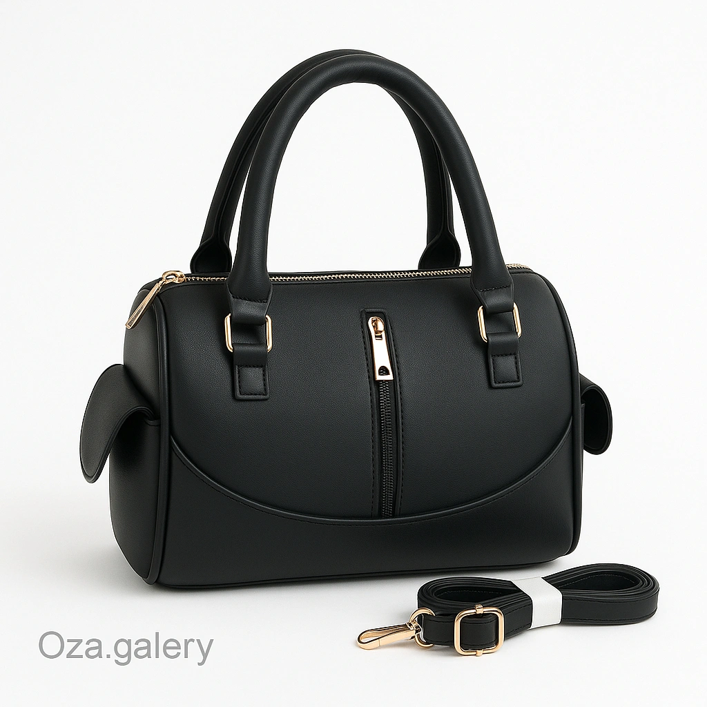 OZA Adonica Sling Bag Wanita – Tas Selempang Kulit Hitam Elegan | Tas Tangan Fashion Realpict 2025