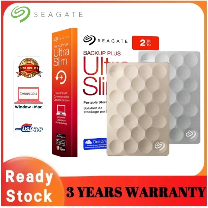 【Ready Stock】 Seagate  Hard Drive 1TB 2TB Hardisk Eksternal 2.5" Portable Harddisk USB 3.0 HDD Untuk PC/Laptopdisk Eksternal Hardisk