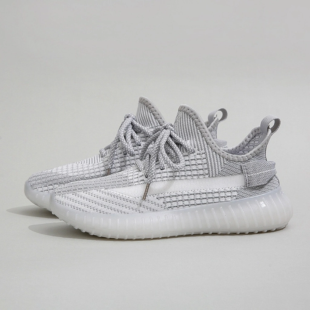 Luckyfanstore Sepatu Sneaker Pria Yezzy   Spider Black/Gray/Full Black