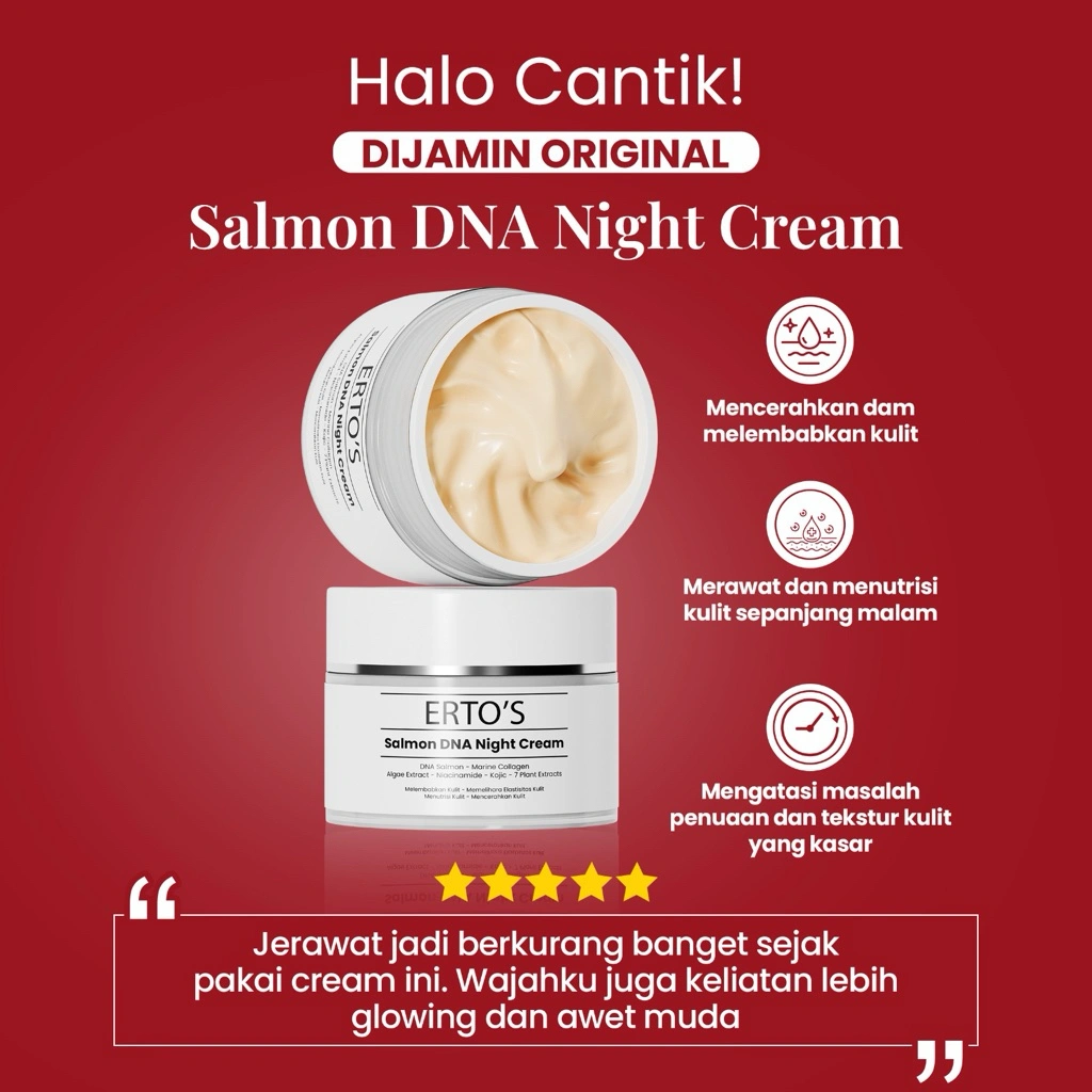 Erto's Salmon DNA Night Cream
