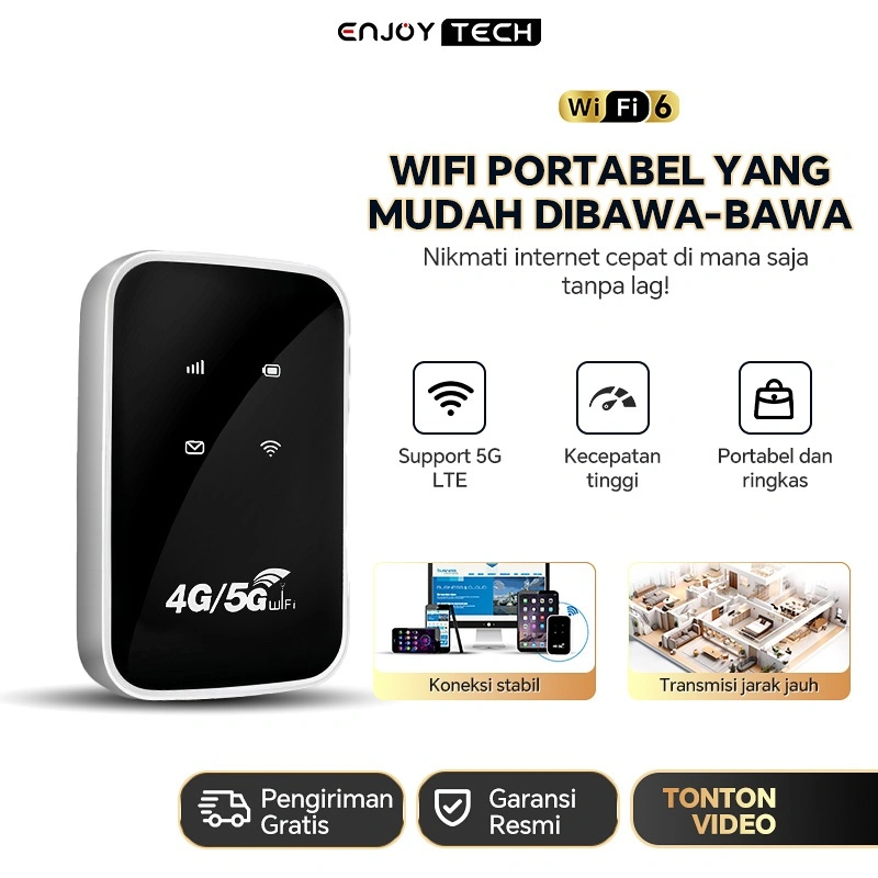 4G/5G Wireless Mobile WIFl Pro Mini modems MiFi seluler yang kompatibel dengan semua operator