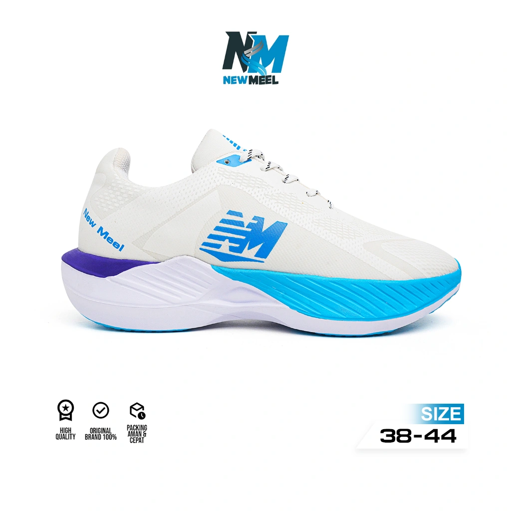 NEWMEEL - Sepatu Running 2.0 Putih Tosca