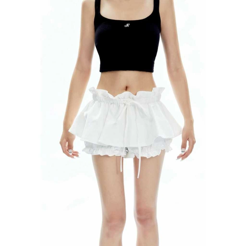 CLOUD SKIRT Celana Pendek Skirt Wanita Korea Basic Mini Skirt Summer Highwaist Murah