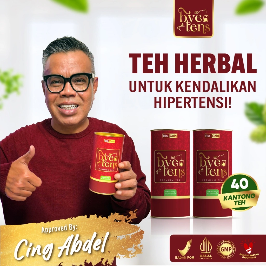 Teh Bye Tens Premium Tea - Teh Celup Obat Turunkan Hipertensi | Minuman Rempah Turunkan Darah Tinggi