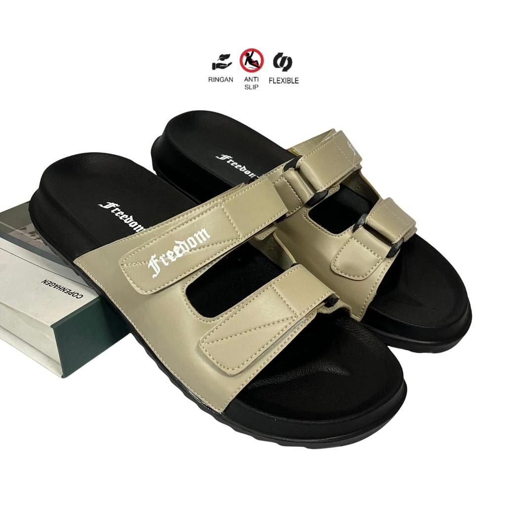 Sandal Pria Wanita Distro Platform Casual Unisex Sandal Slop Wanita Kekinian Isabella