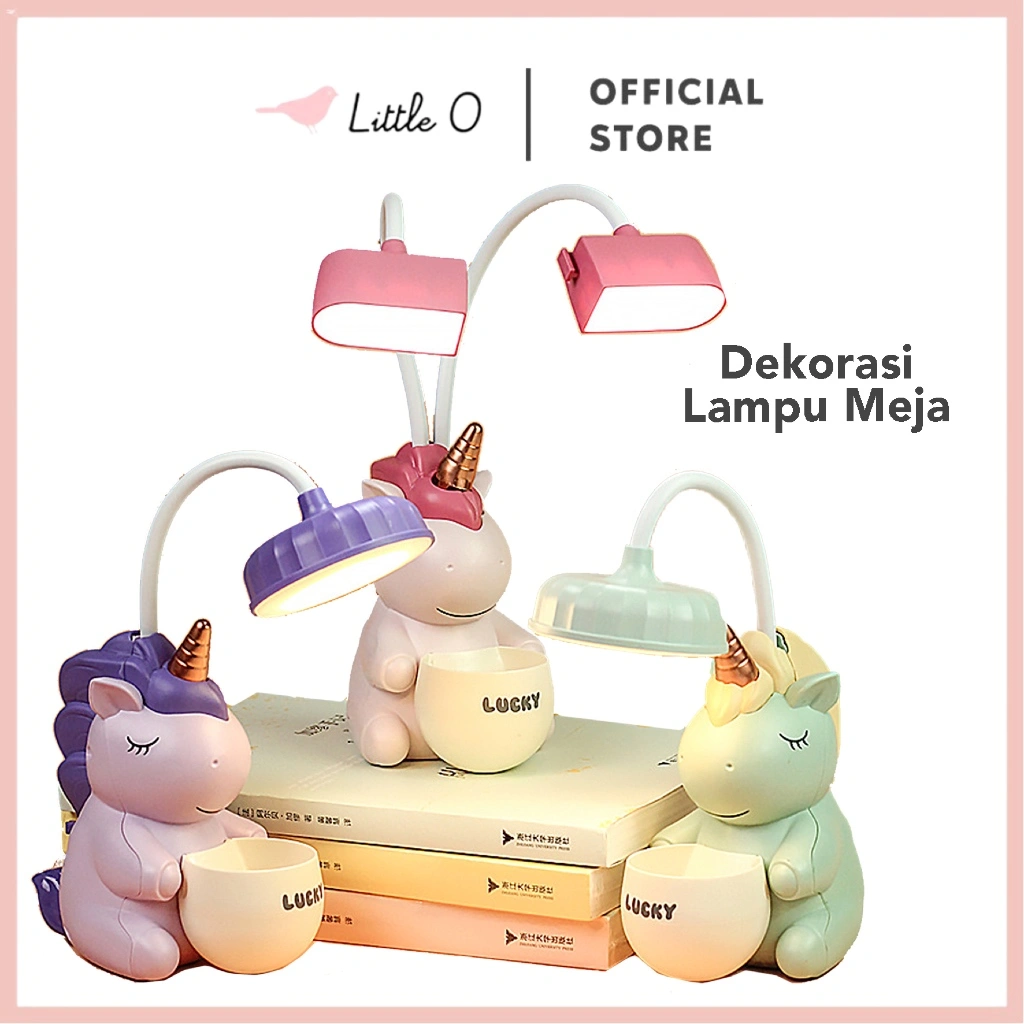 LITTLE O LED Night Light Lampu Dekorasi Lampu Tidur Lampu Meja Belajar Anak Lampu Portable Lampu Emergency