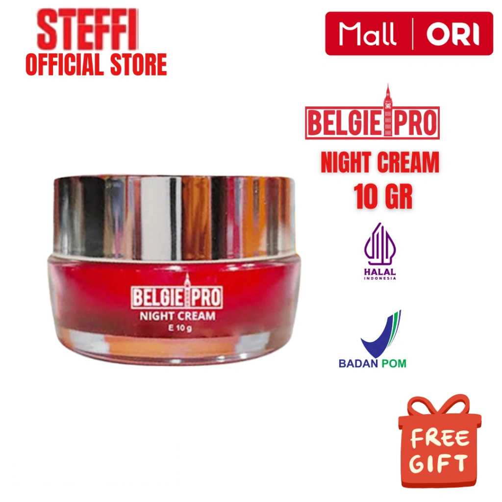 Belgie Pro Night Cream 10gr Original 100%