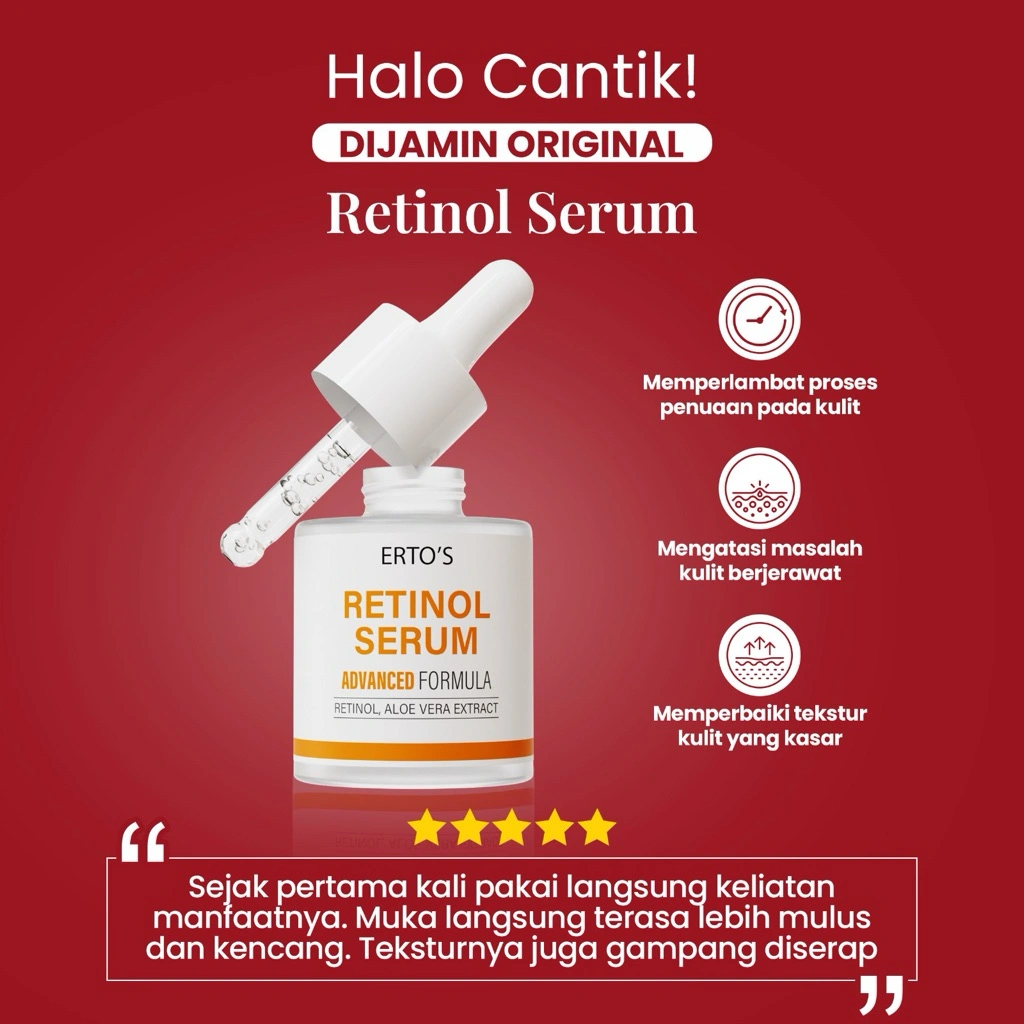 Erto's Retinol Complex Serum High Dose and Low Dose