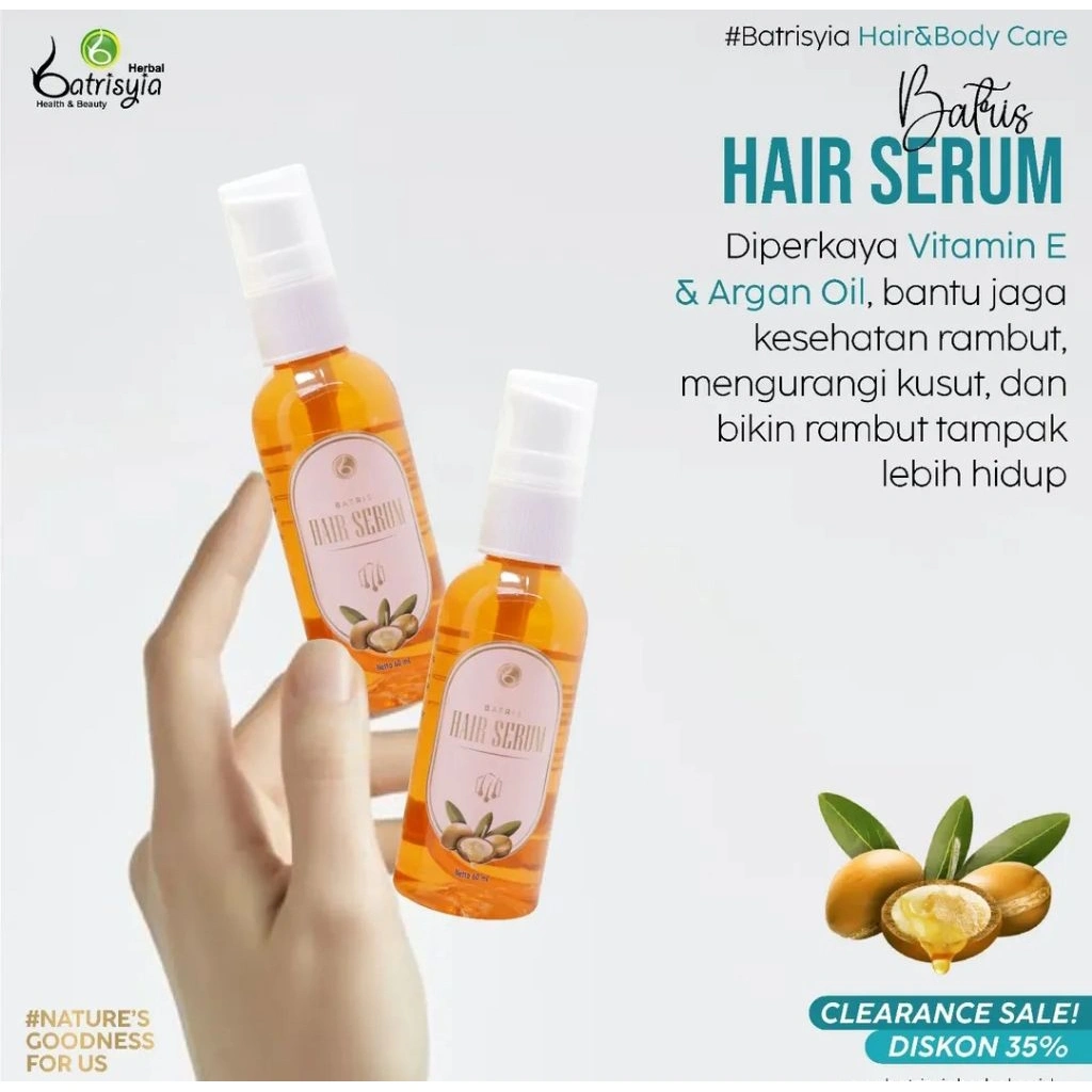 Batris Hair Serum 60ml ED 8 bulan
