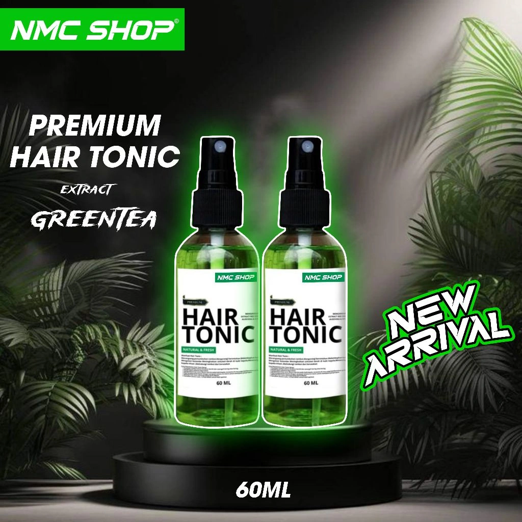 BUY 1 GET 1 HAIR TONIC VITAMIN PENUMUMBUH RAMBUT DAN PELURUS RAMBUT PRIA 60 ML / HAIR TONIC RAMBUT RONTOK DAN PENUMBuh RAMBUT