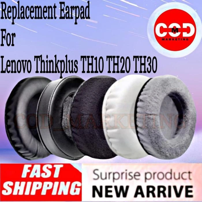 Bantalan Earcup Foam Earpad Cushion Lenovo Thinkplus TH10 TH20 TH30 - Busa Lenovo TH-10 TH-20 Th-30