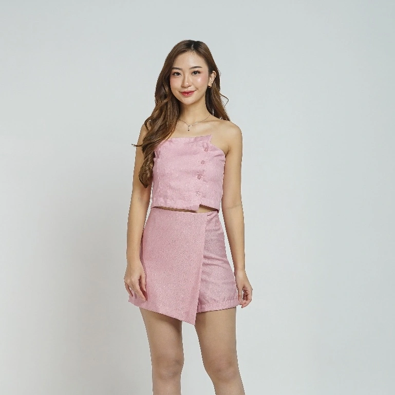 Gahensya - Viola Skort - Celana Rok Pendek Wanita - Short Tweed Murah Premium Berkualitas