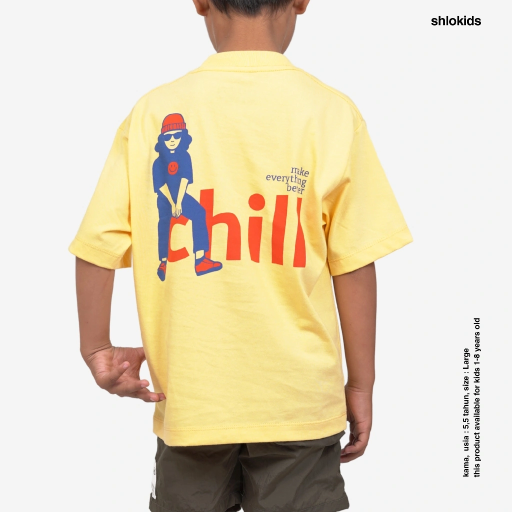 SHLO KIDS -Baju Kaos Anak Oversize - Chill