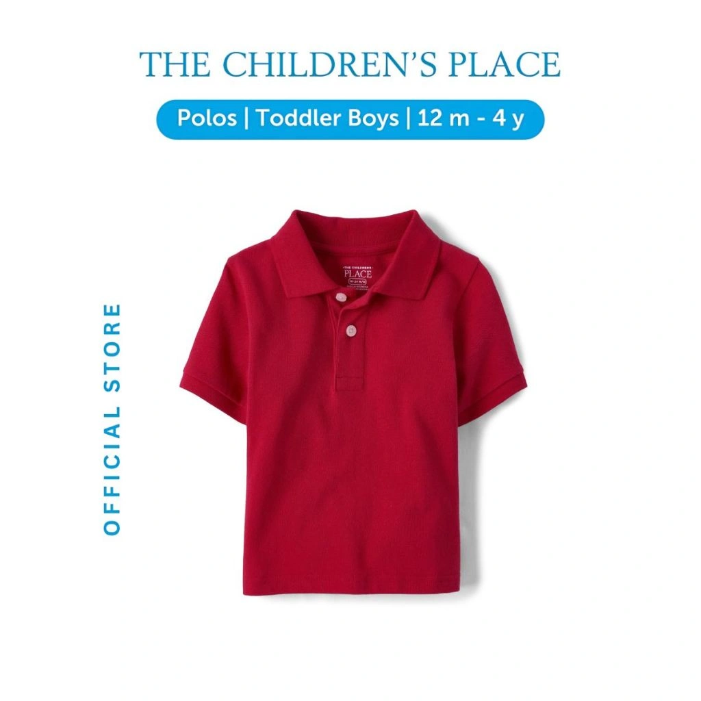Boys Uniform Pique Polo - Kaos Bayi dan Anak Laki