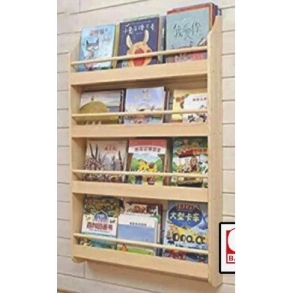 RAK BUKU SUSUN BUKU tempel tingkat 4