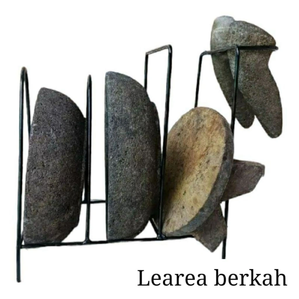 Rak cobek dan ulekan telenan tempat pisau minimalis