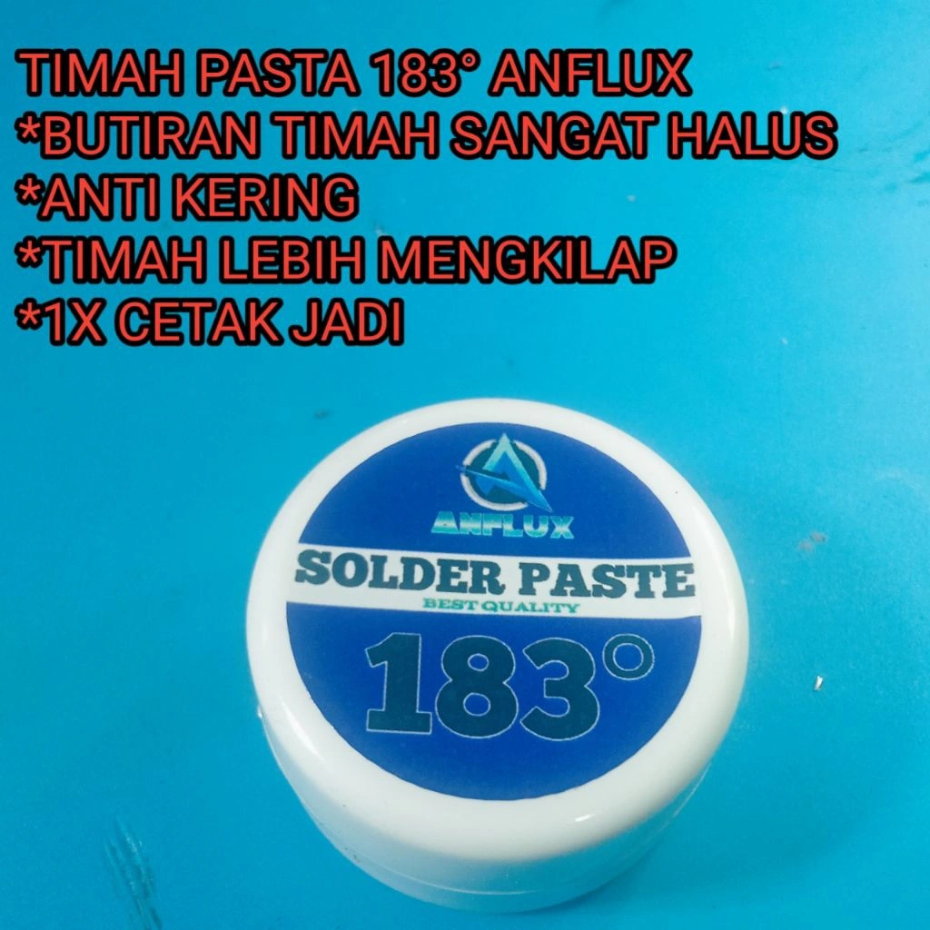TIMAH CAIR ANTI KERING 183° ANFLUX isi bersih 15gr-25gr
