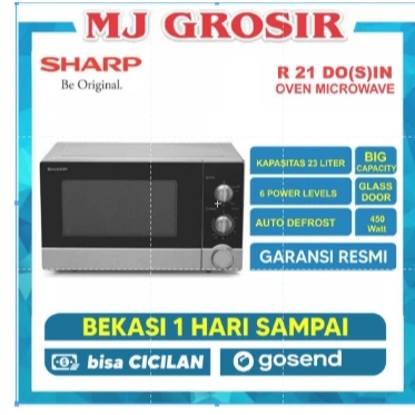 PROMO OVEN MICROWAVE SHARP MCR21DO(S)IN 21 DO - AFI