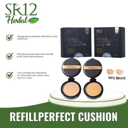 REFIL PERFECT CUSHION SR12 GLOWING FULL COVERAGE LONG LASTING OIL CONTROL