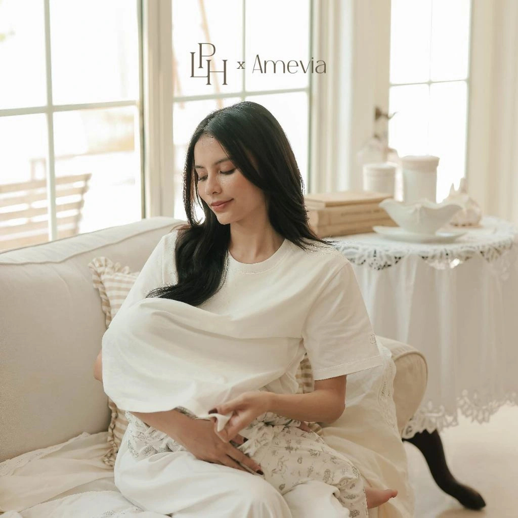 Little Palmerhaus - LPH x AMEVIA Nursing T-Shirt (Kaos Ibu Menyusui)